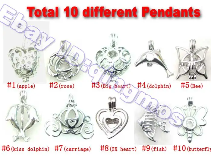 SALE Popular Gift  One Box dolphin pendant Wish Pearl Necklace Gift set-who3622 